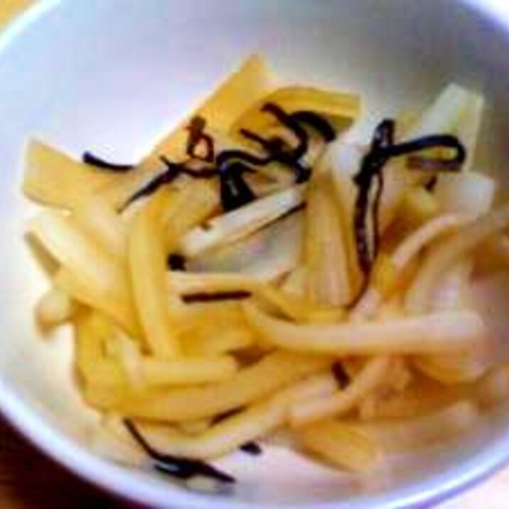 【電子レンジ】大根の煮物風。皮の食感を楽しめます